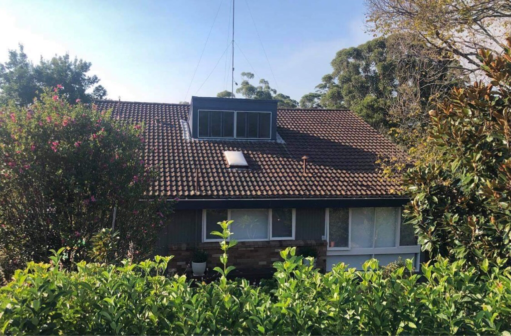 Old tile roof before replacement 